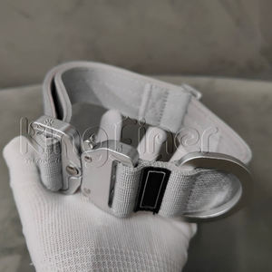 Collar de perro acolchado de combate de alta calidad Collar de nailon táctico con hebilla de aluminio ligera plateada y <span class=keywords><strong>para</strong></span> entrenamiento de <span class=keywords><strong>perros</strong></span> - Product Image 5