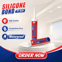 Perekat Sealant Silikon Netral Tahan Air Kekuatan Tinggi untuk Panel PVC, Penggunaan Konstruksi pada Pemasangan Marmer dan Ubin