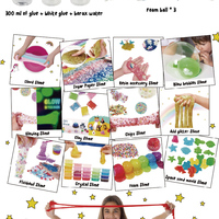 Nouveau Style construit la motricité enfants bricolage Slime faisant des Kits intéressant pâte à modeler jouets éducatifs Slime Kit faisant du bricolage Slime amusant