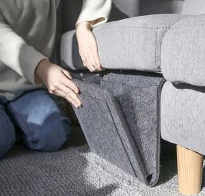 Hot Selling Convenient <b>Bed</b> <b>Sofa</b> Desk Hanging Organizer Felt Bedside <b>Storage</b> Bag with Pockets - Product Image 5