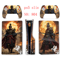 Autocollants en vinyle pour jeux vidéo Myth Wukong pour PS5 Slim, autocollants pour console Myth Wukong pour PS5, accessoires de jeu pour PS5 Slim