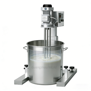 Homogénéisateur-mélangeur électrique WEIAI avec cuve de levage 10/50/100/180L pour crème cosmétique, aliments, peinture, produits chimiques, laboratoire, homogénéisateur, émulsifiant - Product Image 1