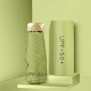 Super Léger 220g Mini Poche Femmes Petits Parapluies Pliants Coupe-Vent Capsule <span class=keywords><strong>parapluie</strong></span> Voyage Compact Pluie <span class=keywords><strong>Parapluie</strong></span> Hommes - Product Image 4