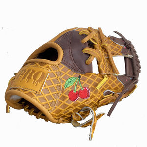Guantes de Softbol Juveniles de Diseño Nuevo, Personalizados, con Diseño de Helado, de Cuero Japonés Genuino - Product Image 6