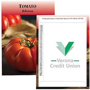 Sachet <span class=keywords><strong>de</strong></span> graines <span class=keywords><strong>de</strong></span> tomates rouges juteuses avec logo personnalisé – Fiable, facile à cultiver, pour salades, sauces, cuisine et jardin – Cadeau idéal – Vente en gros - Product Image 1