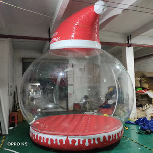 뜨거운 판매 맞춤형 배경 풍선 스노우 글로브 사진 부스 크리스마스 소품 장식 - Product Image 3