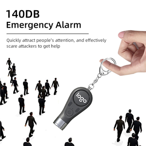 Porte-clés d'alarme 140db en vrac, accessoires, ensemble de porte-clés d'auto-<span class=keywords><strong>défense</strong></span> pour femmes avec lampe de poche Led - Product Image 3