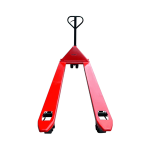 Chariot à palettes hydraulique à profil bas 2T à vendre Chariot à palettes hydraulique 540*2500mm Roue tandem PU/PU - Product Image 2