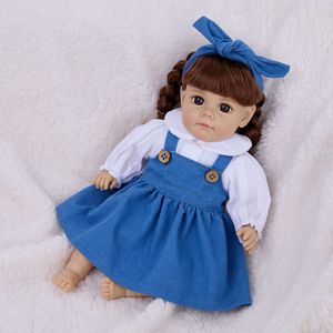 Rebirth Doll Soothing Doll Baby Doll Cotton Body Simulation Doll Doll Children's Soft Rubber Toy Gift - Product Image 4