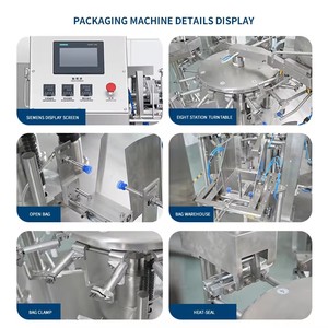 Automatische Doypack Pouch Verpackungs maschine Ice Candy Sugar Chocolate Gummy Wiege verpackungs maschine - Product Image 5