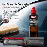Getsun Crema Limpiadora de Película de Grasa para Vidrios con Óxido de Cerio, Pulidor de Parabrisas, Limpiador sin Rayones para Ventanas de Automóviles, Cuidado de la Visibilidad