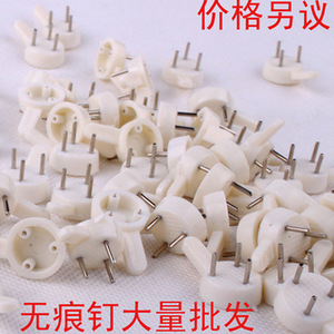Round Wall <b>Hooks</b> Small Seamless Removable Minimalist PP <b>Plastic</b> Wall Mounted Type Novelty <b>Hooks</b> - Product Image 3