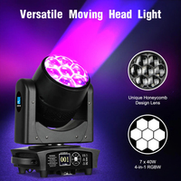 Big Dipper LM0740 7*40W LED Zoom LED Wash Moving Head "Große Biene" KTV Nachtclub Disco Bühnenbeleuchtung
