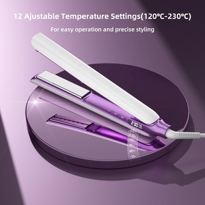 Strumento elettrico per la cura dei capelli in titanio a infrarossi elettrodomestico per uso esterno con Display a LED - Product Image 6