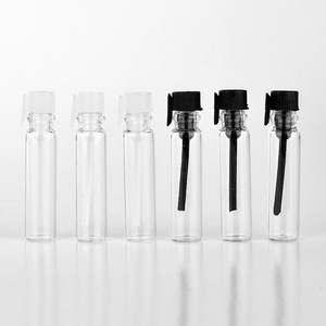 Mini Botella de Vidrio Transparente con Gotero de 1/2/3 ml para Aceites Esenciales, Perfume Portátil, Vial de Vidrio Vacío - Product Image 1
