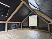 Tente gonflable en PVC robuste et imperméable pour événements extérieurs, personnalisable, avec pompe à air, pour 8 à 12 personnes, toutes saisons