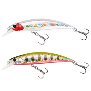Minnow Affondante Rotondo da 80mm 12g con Occhi Luminosi per Spigola, <span class=keywords><strong>Esca</strong></span> Dura da Lancio per Acqua Salata e Dolce, Fiume, Isca Artificiale HSM03 - Product Image 2