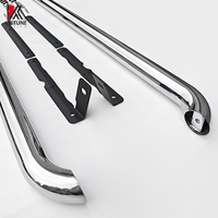 Marchepieds latéraux T6 en acier inoxydable poli miroir de 2,4 pouces pour V.W Transporter Multivan T5/T6