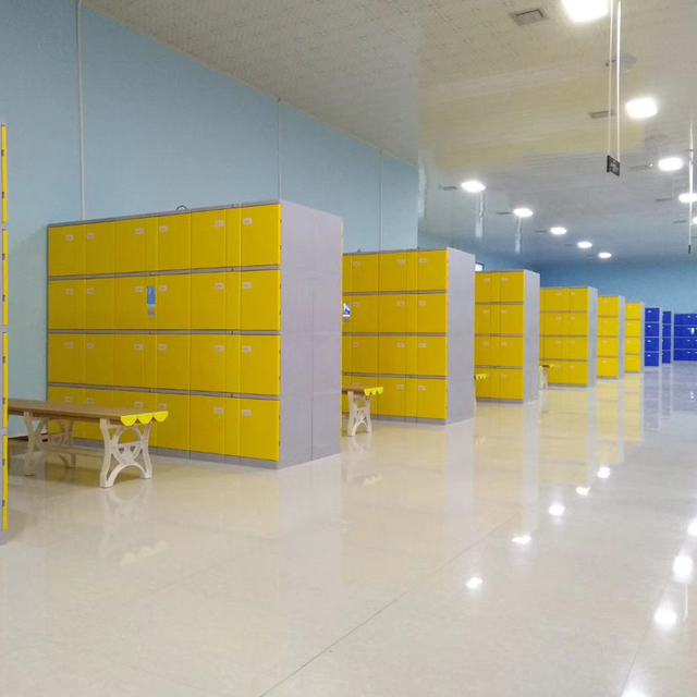 Hot Selling Assembled ABS Plastic Electronic Smart Gym School Clothes Locker Storage Cabinet Waterproof Eco-Friendly Features