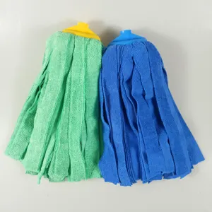 Universal Microfiber Cloth Strip Mop Head Plastic Socket Mop Refill Suitable For Home Cleaning