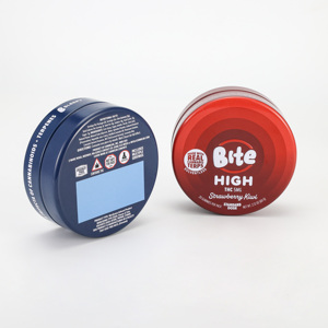 Tùy Chỉnh Sang Trọng Liền Mạch Rỗng Vòng Kẹo Lọ Tinplate Kim Loại Container Vít Nắp Bù Đắp In Ấn Bạc Hà Đường Quà Tặng Tin Có Thể - Product Image 2