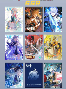 Carte Metalliche Collezionabili <span class=keywords><strong>Genshin</strong></span> Impact, <span class=keywords><strong>Gioco</strong></span> da Tavolo Anime, Carte da <span class=keywords><strong>Gioco</strong></span>, Giocattoli e Regali per Bambini - Product Image 4