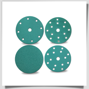 China Factory 5inch 125mm Green Zirconia Waterproof Sanding Discs Round <strong>Sand</strong> Paper Abrasive Disc for Automobiles - Product Image 3