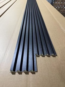 Panel de Pared WPC con Aspecto de <span class=keywords><strong>Madera</strong></span> Moderna, Revestimiento Ecológico Acanalado para Interiores, Decoración del Hogar y Apartamentos - Product Image 2