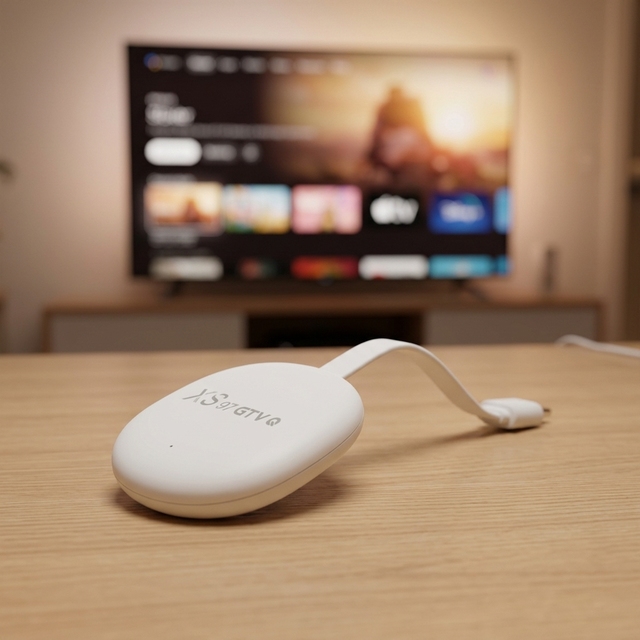 XS97 GTV Q 4K HDR Streaming Device Android 12 TV Dongle WiFi6 BT 5.0 Voice Assistant