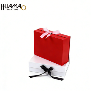 Vente en gros de boîtes cadeaux pliables magnétiques multi-usages Huamao personnalisées avec poignée en ruban pour la beauté et le style de vie - Product Image 4