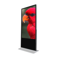 Kiosque intelligent à usage intérieur avec écran LCD vertical de 43 49 55 65 pouces, autonome, fonction SDK debout au sol
