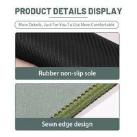 Tapis de jeu en caoutchouc vert de petite taille, tapis de souris ergonomique pour le jeu avec repose-poignet, design personnalisé résistant pour la maison, le bureau et l'utilisation sur ordinateur