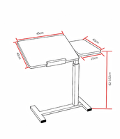 Bureau d'étude ergonomique réglable de haute qualité D-1SR2E avec inclinaison de 0 à 45 degrés, gain de place, multi-usages pour enfants et maison