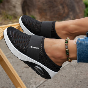 Scarpe da Corsa <span class=keywords><strong>Donna</strong></span> Leggere e Traspiranti in Mesh, Antiscivolo, ad Asciugatura Rapida, Resistenti, <span class=keywords><strong>con</strong></span> Luci, per Autunno/Primavera/Estate - Vendita all'Ingrosso - Product Image 2