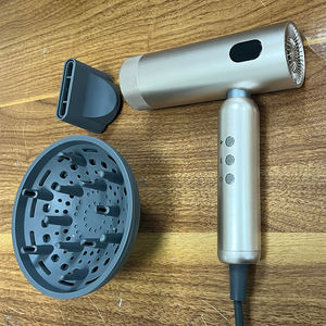 Sèche-cheveux professionnel compact et pliable haute vitesse, couleur personnalisée, avec diffuseur, idéal pour salon de coiffure - Product Image 1