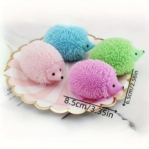 Juguete Antiestrés de Erizo de 8.5cm, TPR, Juguete para Mascotas y Niños, Unisex - Product Image 1