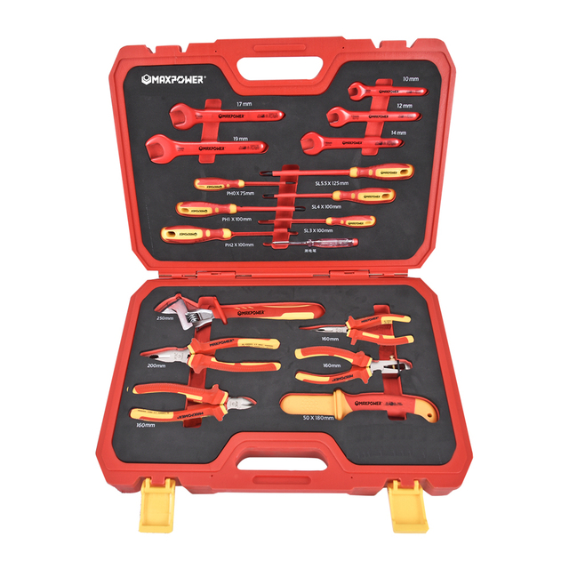 Maxpower 1000v 18pcs Vde Electricians Tools Manufacturer