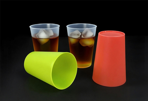 Gobelets incassables en PP de qualité alimentaire colorés pour enfants, gobelet en plastique réutilisable sans BPA pour les fournitures de fête d'anniversaire - Product Image 2