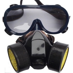 Best Care SP-01 Reusable Full Face Silicone <strong>Gas</strong> <strong>Mask</strong> Dustproof Smokeproof Breathable <strong>2</strong>-Layer Protective Cover Oxygen <strong>Respirator</strong> - Product Image 5