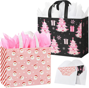 Customizable Cartoon Cute Laminated PP Non-Woven Reusable Shopping Tote <b>Bags</b> with Handled Shoulder Strap <b>Medium</b> <b>Size</b> - Product Image 1