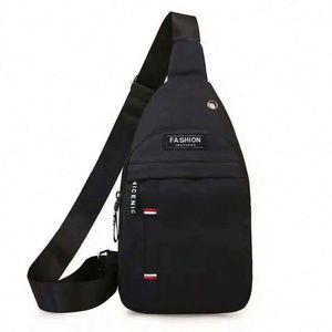 Men's Chest Bag New Youth Student Waist Bag Leisure <b>Small</b> Backpack Sports Trend Solid Color Single Shoulder Messenger Bag - Product Image 2