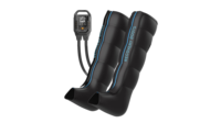Healthpal Bottes de récupération par pressothérapie à 5 chambres, compression d'air, massage thermique des jambes et des pieds, massage des cuisses et des mollets