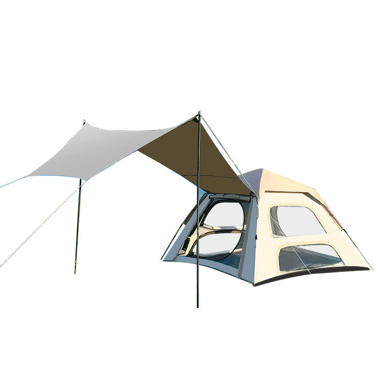 Combinación de tienda y toldo