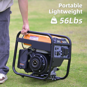 Generador Silencioso de 4000W con Solo 72dB para Respaldo Doméstico, Ofrece 3200W de Potencia Continua con Motor de 223CC y Salida de 30A HSAMZ-Portátil - Product Image 2