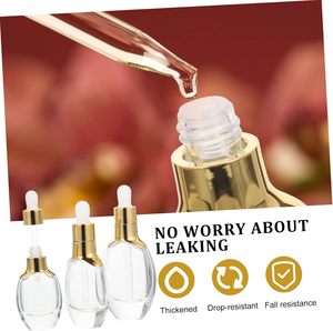 Oferta Especial: Botella de Vidrio Transparente de 15ml/30ml con Gotero para Perfume, con Estampado en Caliente y Logotipo Personalizado para Suero, Esencia y Aceite Esencial - Product Image 3