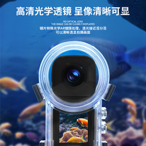 Magreen Nhà Máy Giá Bán Buôn-Insta360 X3 Vô Hình Dive Trường Hợp 50M Không Thấm Nước Bảo Vệ Trường Hợp Phụ Kiện Cho <span class=keywords><strong>Insta</strong></span> 360X3 - Product Image 3