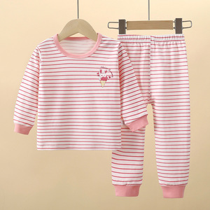 Katoenen Cartoon Baby Pyjama Set Kinderkleding Fabriek Ecologisch 2-delig Lange Mouwen Casual - Product Image 4