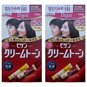 Vigen Crema Tono Agente de teñido 40G 5G Dark Sorrel Herbal Loción de color permanente para el cabello 2 piezas Champú para el cuidado del cabello - Product Image 1