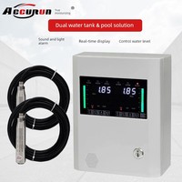 Boîtier de contrôle de niveau d'eau vibrant pour piscine et réservoir, alarme double/triple/quadruple canaux, protection IP68, acier inoxydable, précision 0,5%