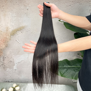 ขายส่งผมเวียดนามแบบนุ่ม 15A แบบเป็นมัด ผู้จำหน่ายผมแท้ 100% แบบตรงธรรมชาติ  แบบ Single Drawn  จัดเรียงเกล็ดผม  แบบต่อผม - Product Image 4